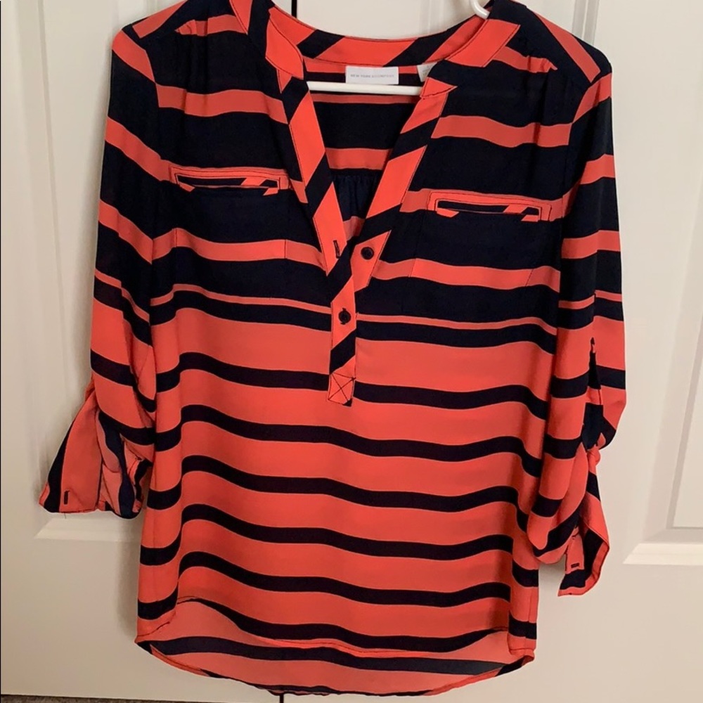 New York and Company 3/4 sleeve top